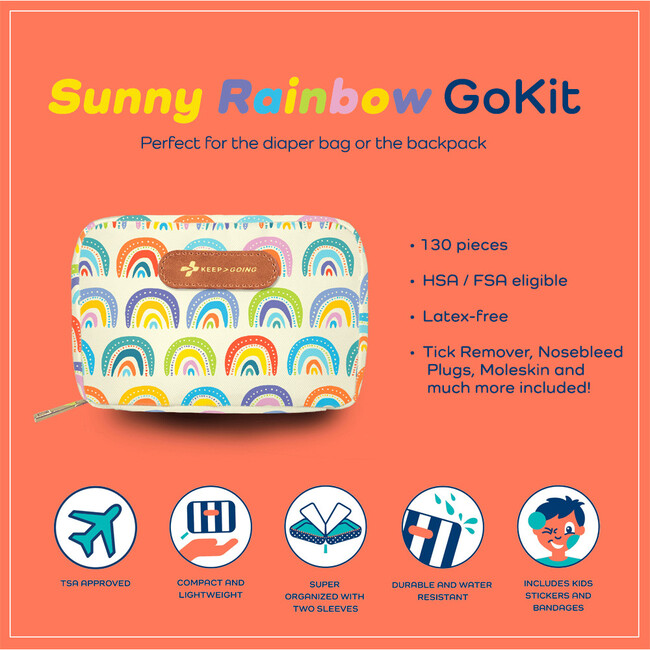 KeepGoing GoKit, SunnyRainbow - First Aid Kits - 4