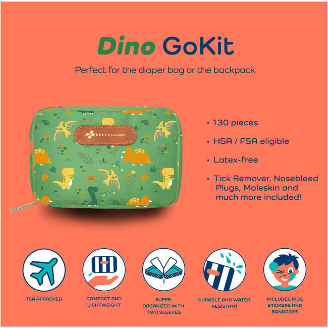 KeepGoing GoKit, Dino - First Aid Kits - 4