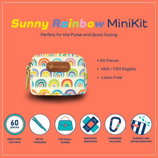 KeepGoing MiniKit, SunnyRainbow - First Aid Kits - 5