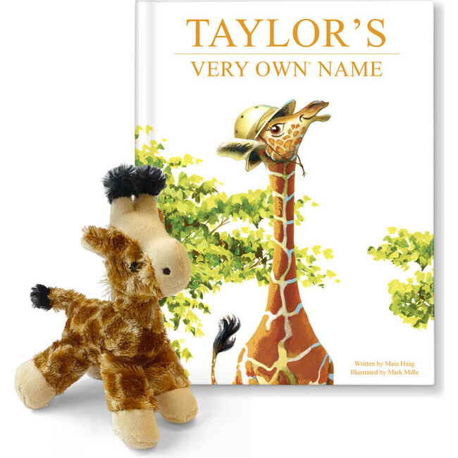 My Very Own Name with plush Giraffe