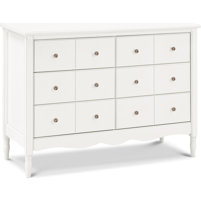 Liberty 6-Drawer Assembled Dresser, Warm White