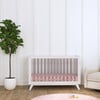 Otto 3-In-1 Convertible Crib, White & Acrylic - Cribs - 2