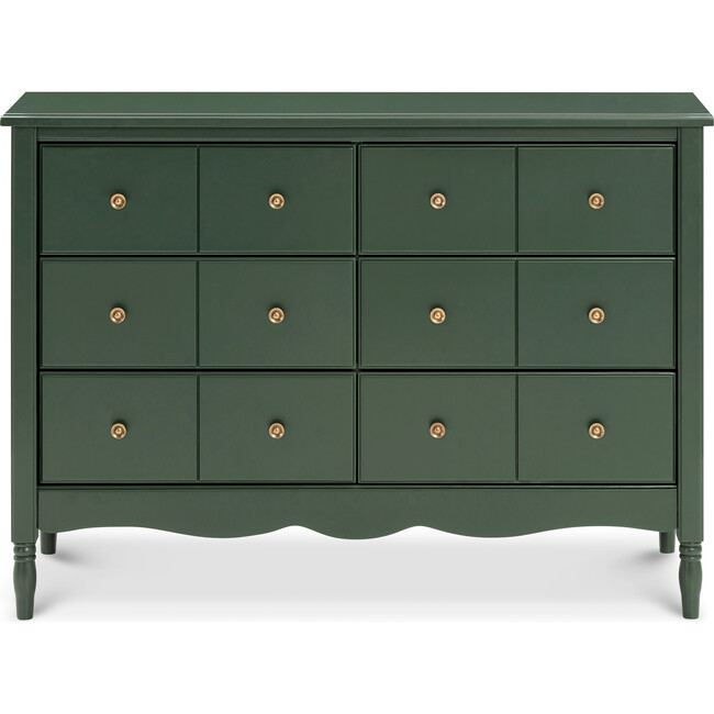 Liberty 6-Drawer Assembled Dresser, Forest Green - Dressers - 3