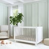 Otto 3-In-1 Convertible Crib, White & Acrylic - Cribs - 4