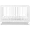 Otto 3-In-1 Convertible Crib, White & Acrylic - Cribs - 5