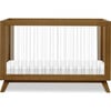 Otto 3-In-1 Convertible Crib, Walnut & Acrylic - Cribs - 4