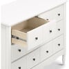 Liberty 6-Drawer Assembled Dresser, Warm White - Dressers - 4