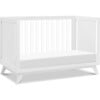 Otto 3-In-1 Convertible Crib, White & Acrylic - Cribs - 7