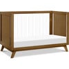 Otto 3-In-1 Convertible Crib, Walnut & Acrylic - Cribs - 6