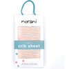 Organic Print Crib Sheet, Pink And White Stripes - Crib Sheets - 2
