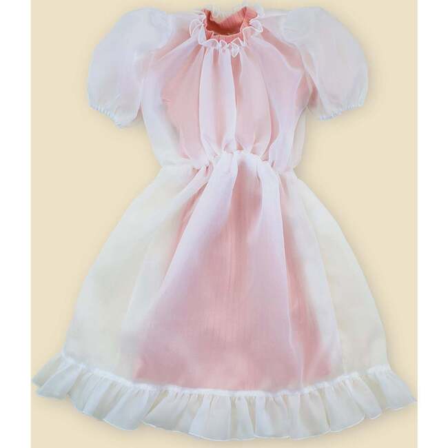 Fairy Puff Sleeve Tulle Dress, Pink