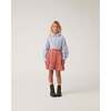 Upcycle Balloon Sleeve Oxford Shirt, Blue - Shirts - 2