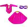 Lightning Bolt Cape Set, Pink - Costumes - 1 - thumbnail