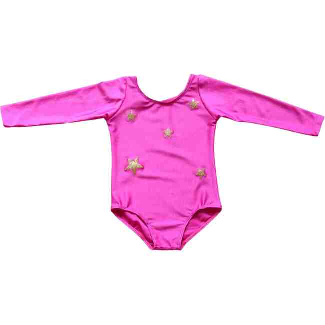 All Star Superhero Leotard & Skirt Set, Pink - Costumes - 5