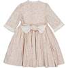 Magdalena Winter Floral Smocked Dress, Pink - Dresses - 5