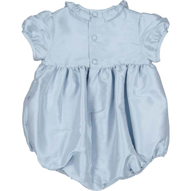 Astrid French Silk Smocked Bubble, Azur - Rompers - 5