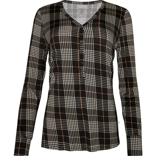Sanders Women's Long Sleeve Pajama, Black - Pajamas - 3