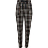 Sanders Women's Long Sleeve Pajama, Black - Pajamas - 4