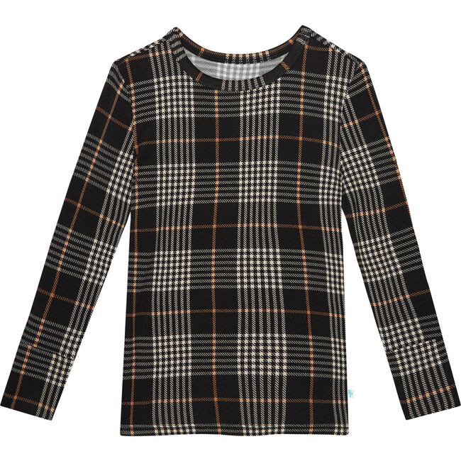 Sanders Long Sleeve Basic Pajama, Black - Pajamas - 2