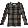 Sanders Long Sleeve Basic Pajama, Black - Pajamas - 2