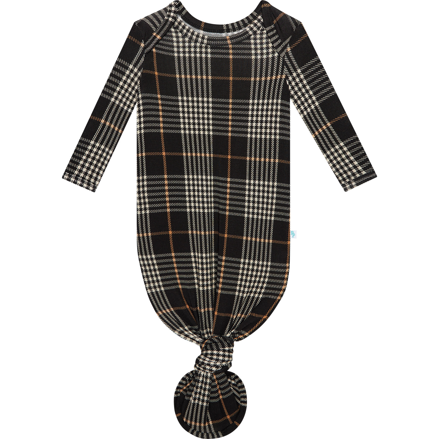 Sanders Basic Knotted Gown, Black - Dresses - 1