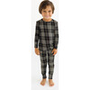 Sanders Long Sleeve Basic Pajama, Black - Pajamas - 4