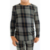 Sanders Long Sleeve Basic Pajama, Black - Pajamas - 5