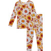 Goldie Long Sleeve Basic Pajama, Pink - Pajamas - 1 - thumbnail