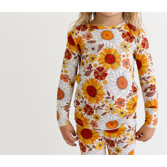 Goldie Long Sleeve Basic Pajama, Pink - Pajamas - 5
