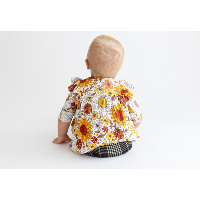 Goldie 3/4 Sleeve Flutter Dress & Bloomer Set, Pink - Mixed Apparel Set - 5