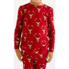 Dash Long Sleeve Basic Pajama, Red - Pajamas - 5