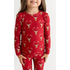 Dash Long Sleeve Basic Pajama, Red - Pajamas - 7