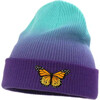 Butterfly Ombre Beanie, Multi - Hats - 1 - thumbnail