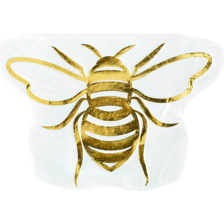 Hey, Bae-Bee Small Bee Cocktail Napkins - Tableware - 1
