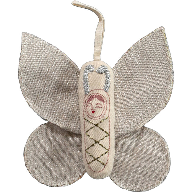 Sleepy Moth Ornament