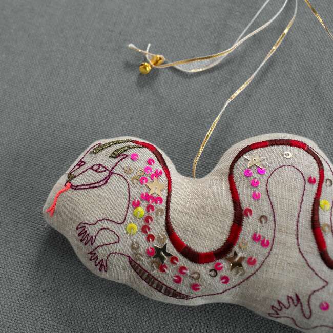 Year of the Dragon Cotton Ornament, Wall Hanging - Ornaments - 3