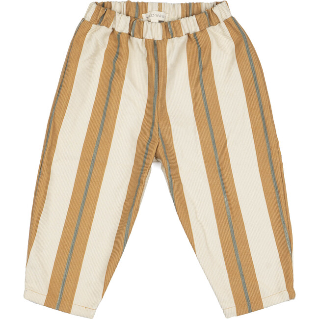 Culotte Striped Pant, Taupe