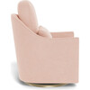 Nessa Glider, Petal Pink With Gold Swivel Base - Nursery Chairs - 3