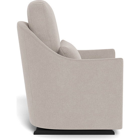Nessa Glider, Sand With Espresso Base - Nursery Chairs - 3