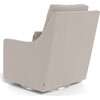 Vera Glider, Sand With Brushed Steel Swivel Base - Nursery Chairs - 4
