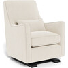 Luca Glider, Dune With Espresso Base - Nursery Chairs - 1 - thumbnail