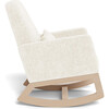 Joya Rocker, Faux Sheepskin With Maple Base - Nursery Chairs - 3