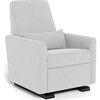 Grano Glider Recliner, Ash With Espresso Base - Nursery Chairs - 1 - thumbnail
