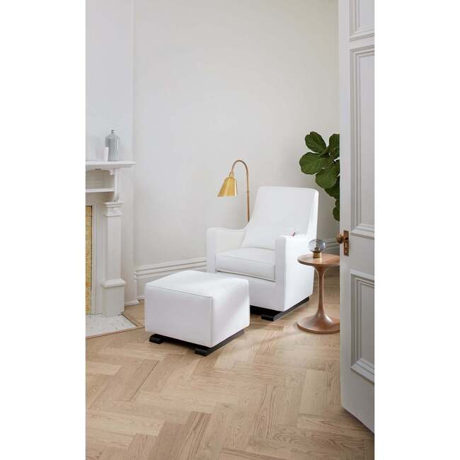 Luca Glider, Dune With Espresso Base - Nursery Chairs - 2