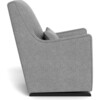 Luca Glider, Pepper Grey Weave With Espresso Base - Nursery Chairs - 3