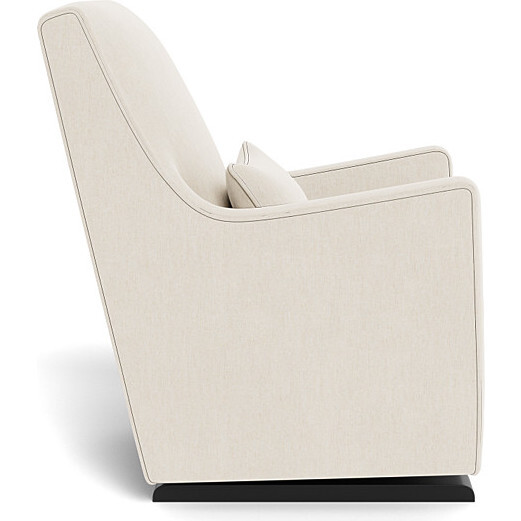Luca Glider, Dune With Espresso Base - Nursery Chairs - 3