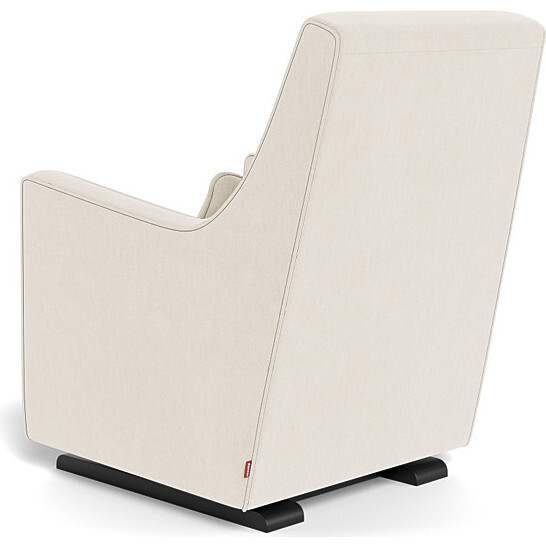 Luca Glider, Dune With Espresso Base - Nursery Chairs - 4