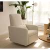 Grano Glider Recliner, Dune With Gold Swivel Base - Nursery Chairs - 2