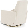 Grano Glider Recliner, Dune With Gold Swivel Base - Nursery Chairs - 4