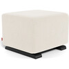 Glider Ottoman, Dune With Espresso Base - Ottomans - 1 - thumbnail